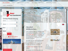 Tablet Screenshot of hotel-froschbaechel.de